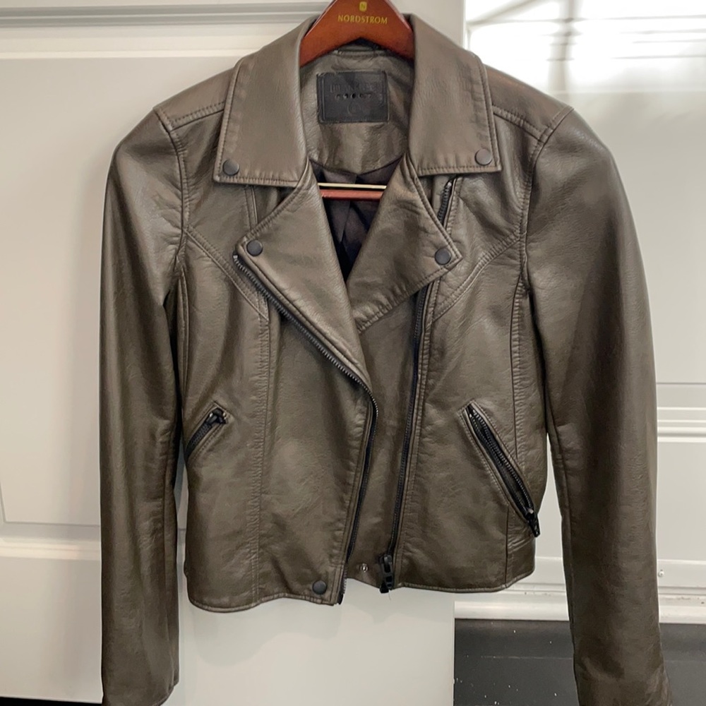 BLANK NYC- Vegan leather jacket